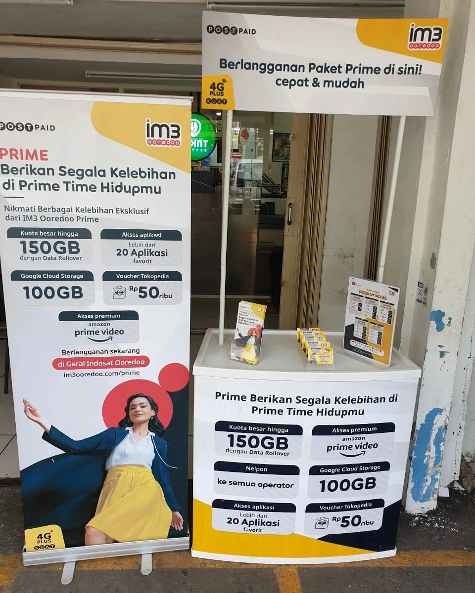 Contoh event desk untuk penjualan produk