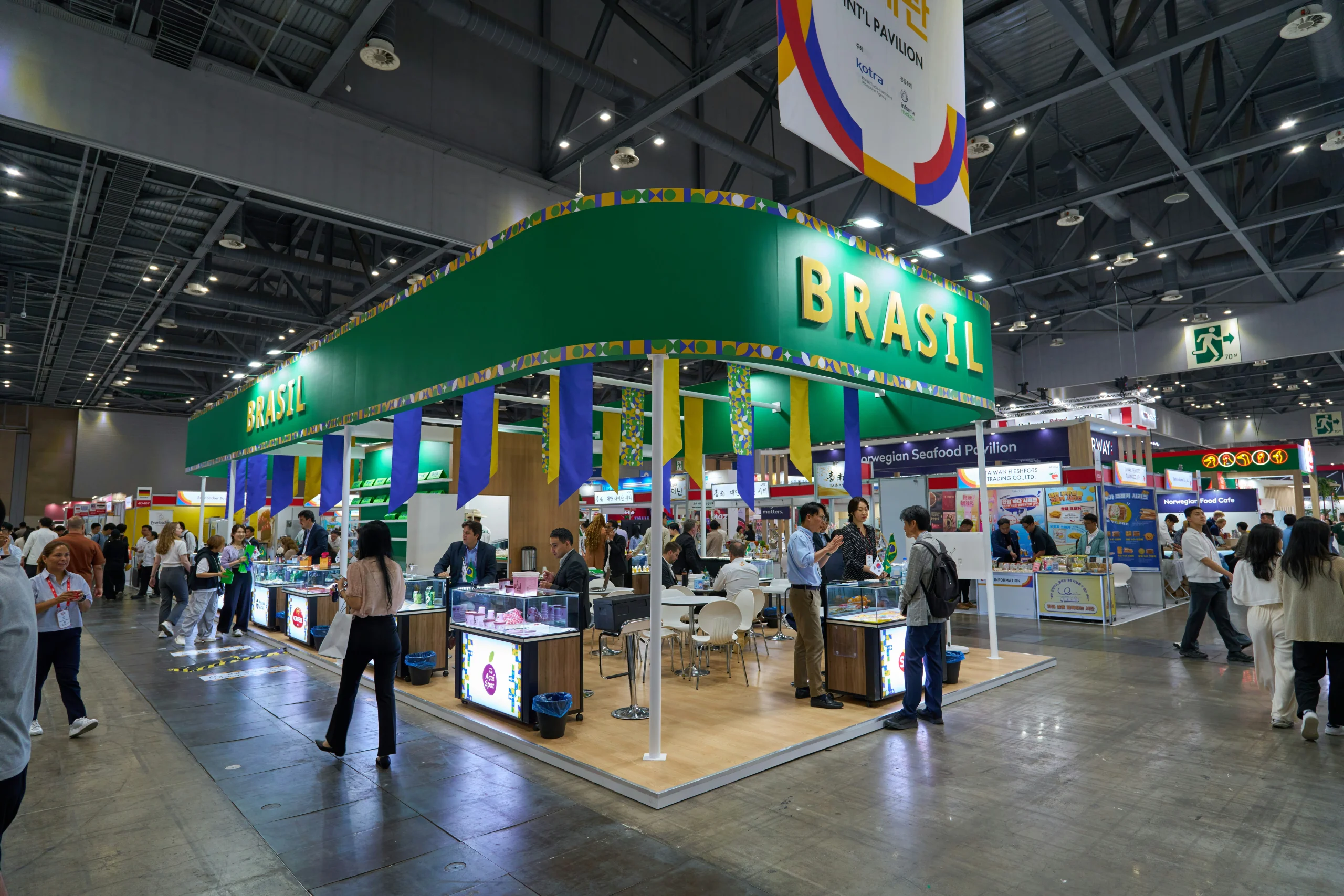 Custom booth di Seoul Food 2025